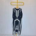 Stylish Black & White Embroidered Relaxed fit